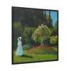 88302-40.jpg Lady in the Garden Framed Canvas