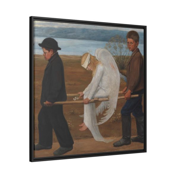 88302-45.jpg The Wounded Angel by Hugo Simberg Framed Canvas