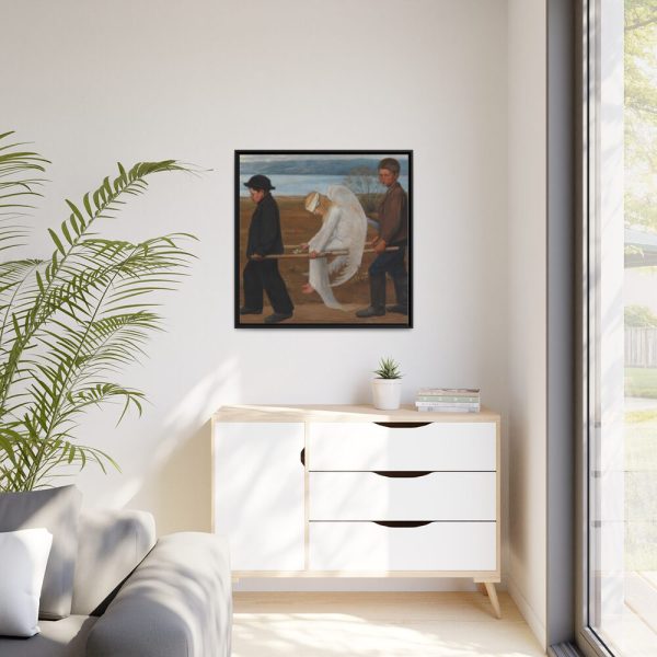 88302-48.jpg The Wounded Angel by Hugo Simberg Framed Canvas