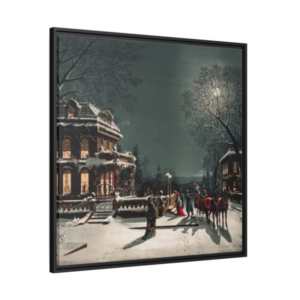 Christmas Eve Framed Canvas