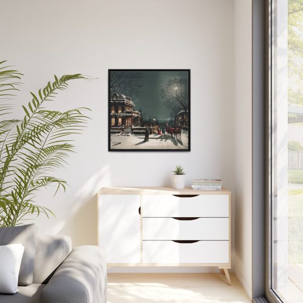 Christmas Eve Framed Canvas