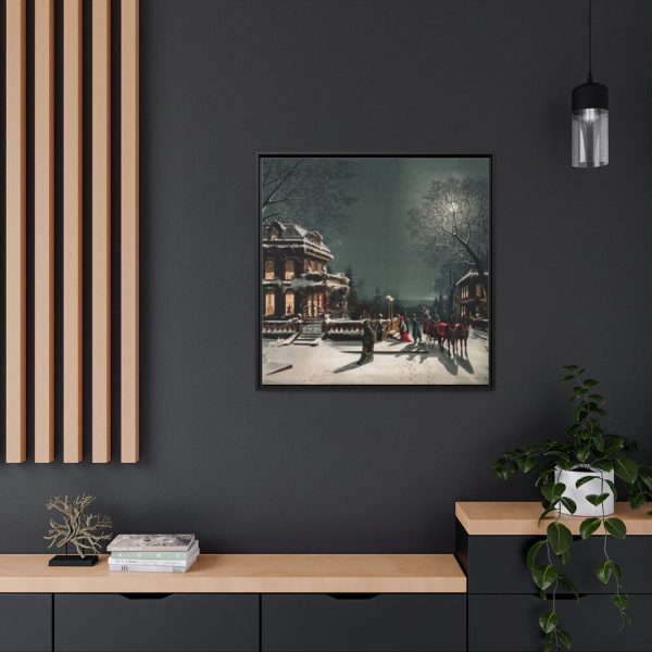 Christmas Eve Framed Canvas