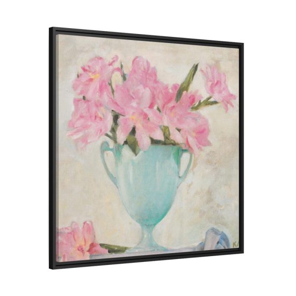 Parrot Tulips Framed Canvas