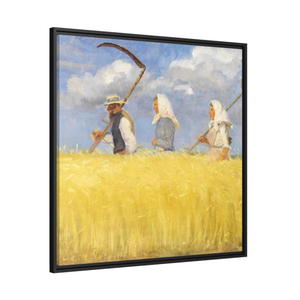 88302.jpg Anna Ancher's Harvesters Framed Canvas