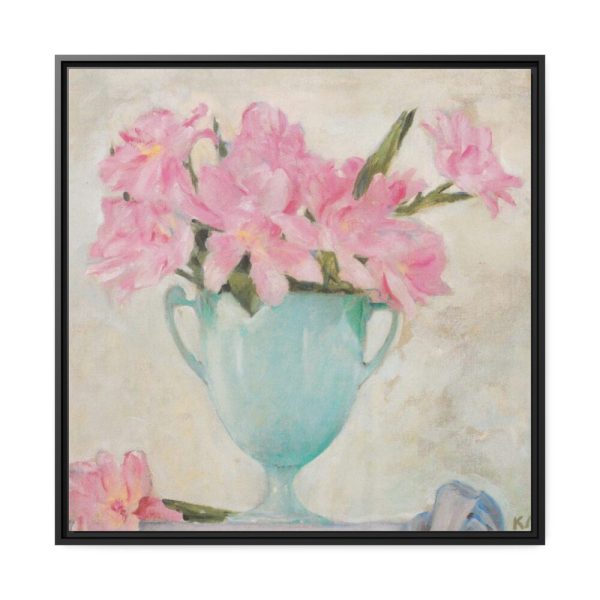 Parrot Tulips Framed Canvas