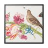 88302-66.jpg Ilustration of a Bouquet of Two Carnations Framed Canvas