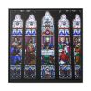 88302-71.jpg Last Supper Stained Glass Framed Canvas