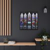 88302-74.jpg Last Supper Stained Glass Framed Canvas