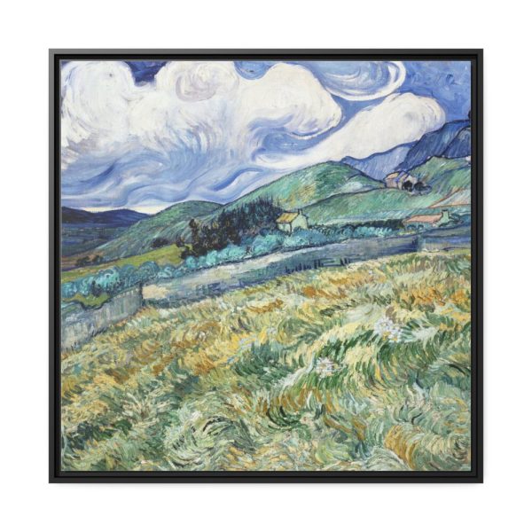 88302-76.jpg Landscape from Saint-Rémy by Vincent van Gogh Framed Canvas