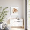 88302-88.jpg Head of a Horse With Blinkers by Jean Bernard Framed Canvas