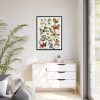 Butterfly & Moth Painting by Paul Gervais Framed Canvas