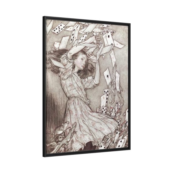 Alice's Adventures in Wonderland by Lewis Carroll Framed Canvas