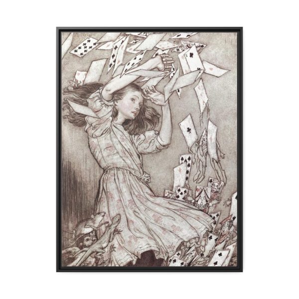 Alice's Adventures in Wonderland by Lewis Carroll Framed Canvas