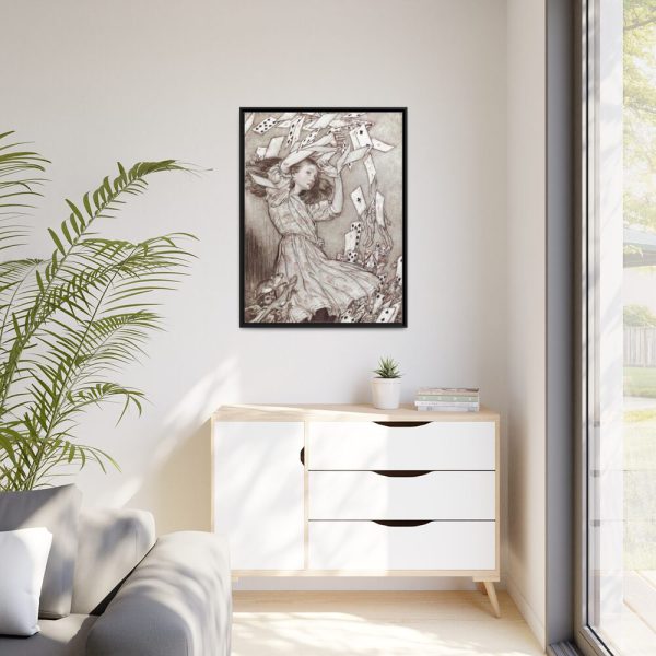 Alice's Adventures in Wonderland by Lewis Carroll Framed Canvas