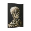 88303-20.jpg Head of a Skeleton With a Burning Cigarette by Vincent van Gogh Framed Canvas