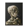 88303-21.jpg Head of a Skeleton With a Burning Cigarette by Vincent van Gogh Framed Canvas