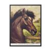 88303-26.jpg Vintage Horse Illustration Framed Canvas