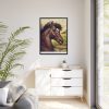 88303-28.jpg Vintage Horse Illustration Framed Canvas