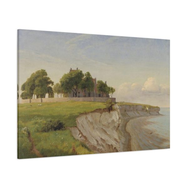 91638-110.jpg Højerup Church on Stevns Klint by P. C. Skovgaard Standard Canvas