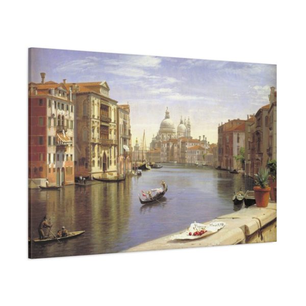 91638-115.jpg View of the Grand Canal, Venice by P. C. Skovgaard Standard Canvas