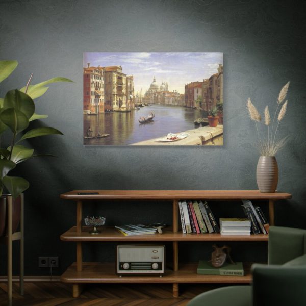 91638-119.jpg View of the Grand Canal, Venice by P. C. Skovgaard Standard Canvas