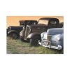 Antique Trucks and Cars Along the Road Standard Canvas