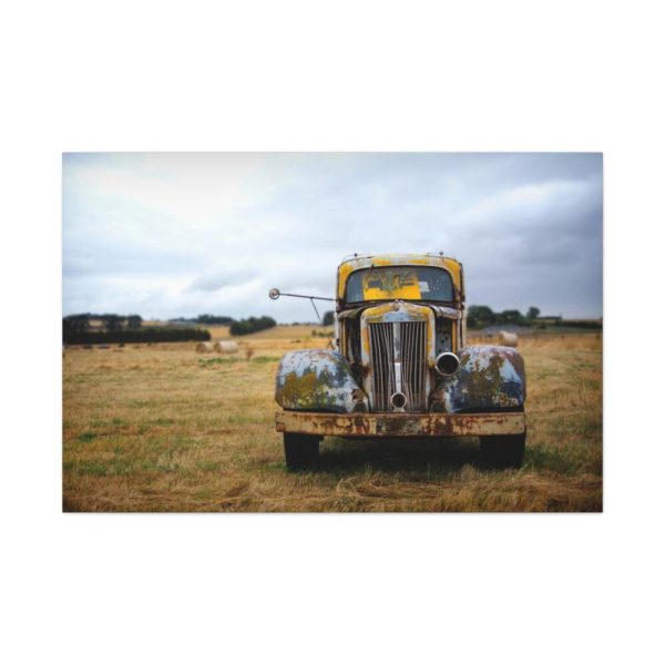 Car Field Old Truck Motor Standard Canvas