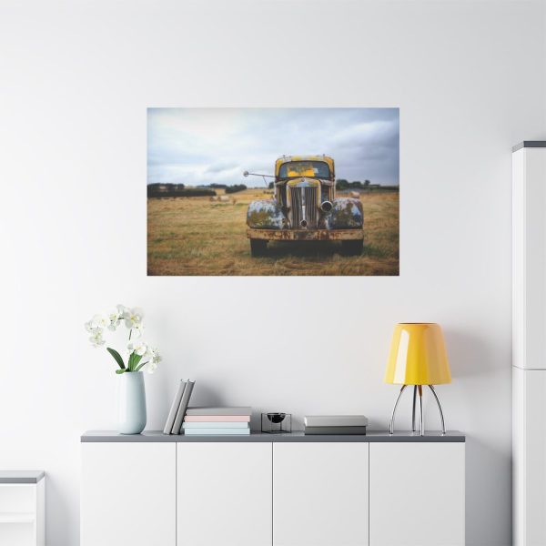 Car Field Old Truck Motor Standard Canvas