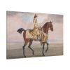 91638-15.jpg A Chestnut Horse at Exercise Standard Canvas