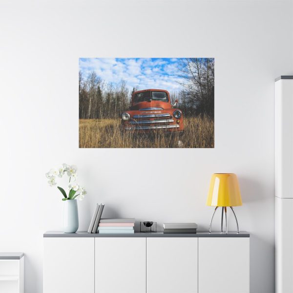 Truck Rustic Vintage Standard Canvas
