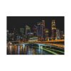 91638-156.jpg Skyscrapers lights Standard Canvas