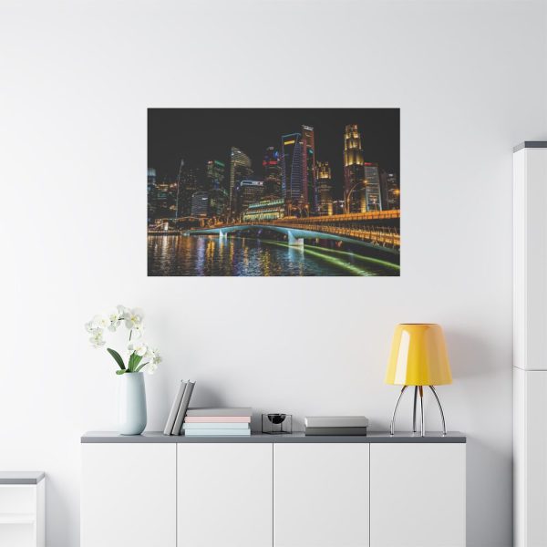 91638-157.jpg Skyscrapers lights Standard Canvas