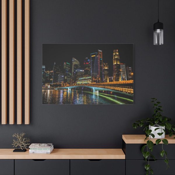 91638-158.jpg Skyscrapers lights Standard Canvas