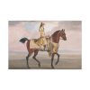 91638-16.jpg A Chestnut Horse at Exercise Standard Canvas
