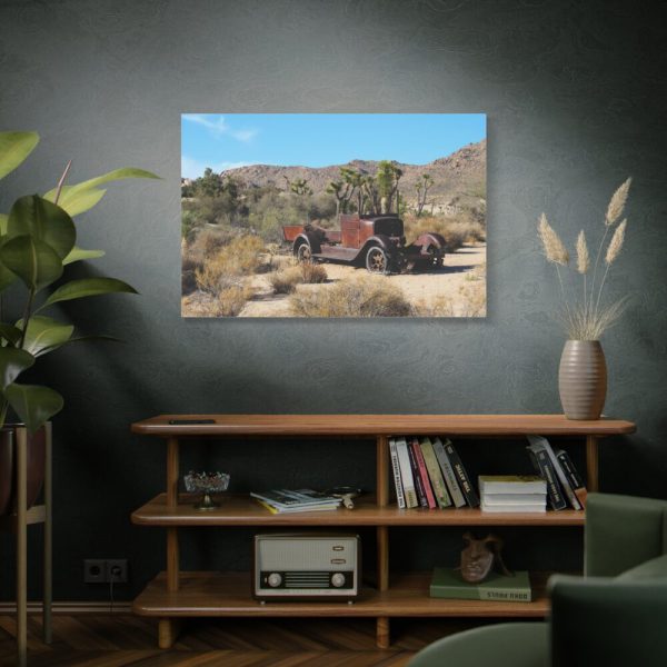 91638-164.jpg Oldtimer Wreck Rusty Truck Historic Desert California Standar Canvas