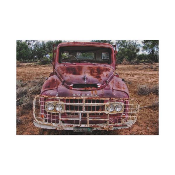 Austin Truck In Australian Nature Standard Canvas