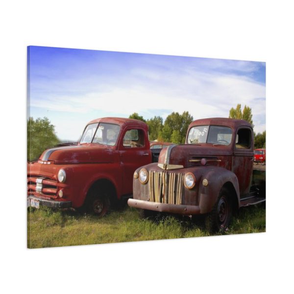 Old American Pickup Truck Standard Canvas