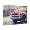 Abandoned Rusty Truck in Winter Standard Canvas