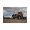 Broken Truck Left in the Desert Standard Canvas
