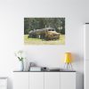 Log Truck Wrapped in Wire Standard Canvas