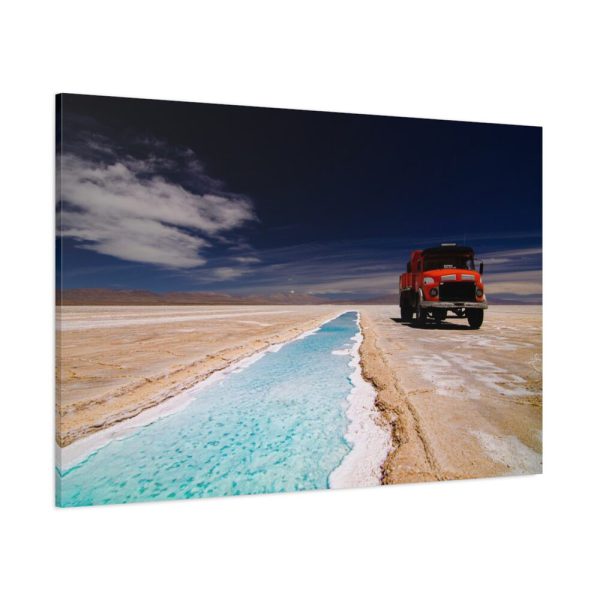 Truck on Salinas Grandes Standard Canvas