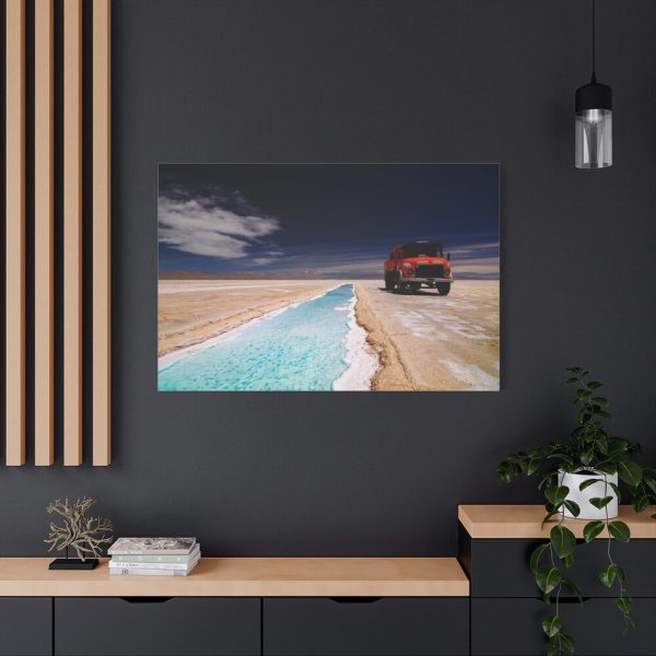 Truck on Salinas Grandes Standard Canvas