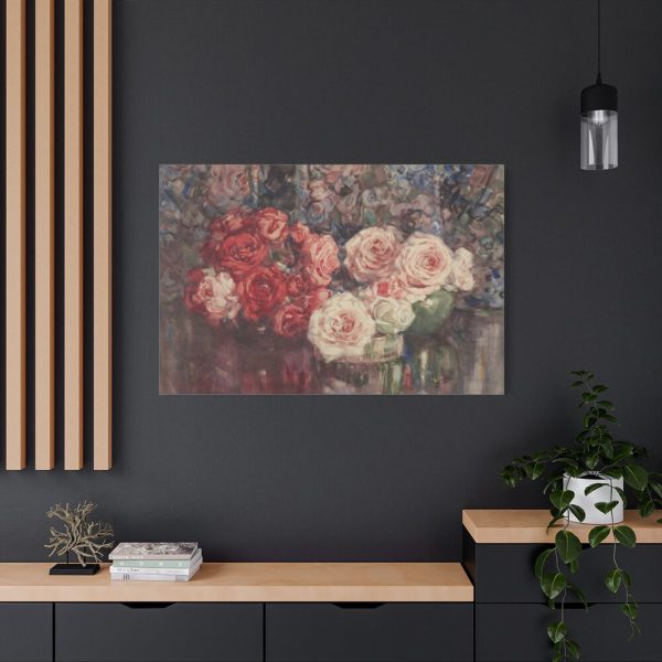 Margaret Stoddart Roses Standard Canvas