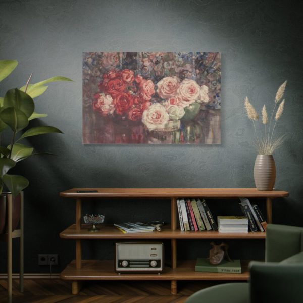 Margaret Stoddart Roses Standard Canvas