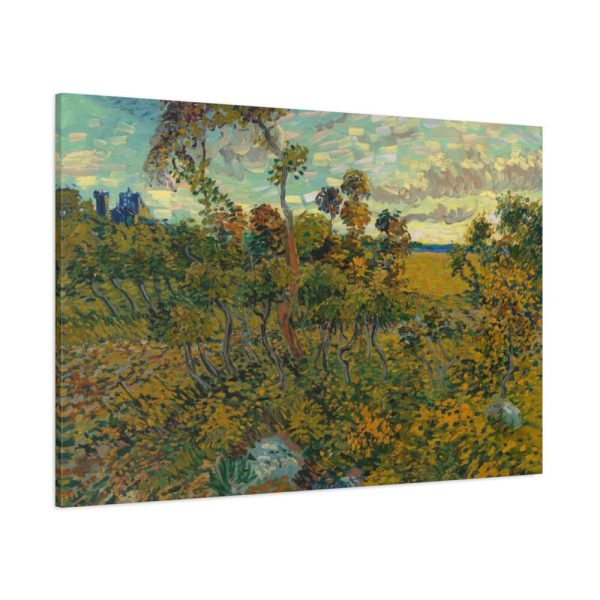 Sunset at Montmajour by Vincent van Gogh Standard Canvas