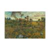 Sunset at Montmajour by Vincent van Gogh Standard Canvas