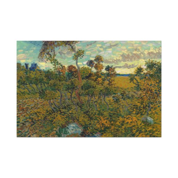 Sunset at Montmajour by Vincent van Gogh Standard Canvas