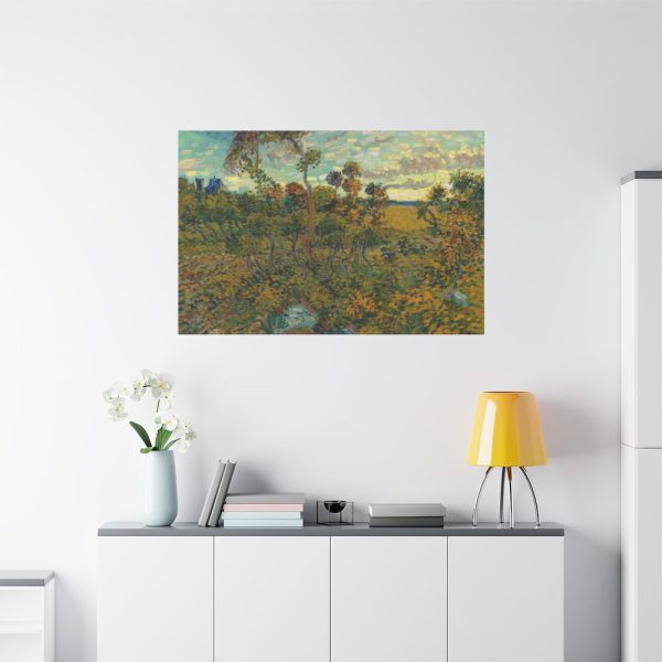 Sunset at Montmajour by Vincent van Gogh Standard Canvas
