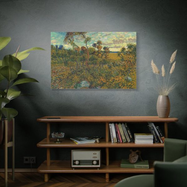 Sunset at Montmajour by Vincent van Gogh Standard Canvas
