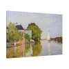 Houses on the Achterzaan by Claude Monet Standard Canvas